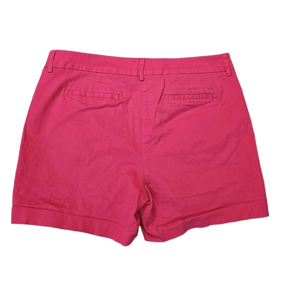 NAUTICA Hot Pink Chino Shorts Womens  Size 12‎ - Picture 3 of 4